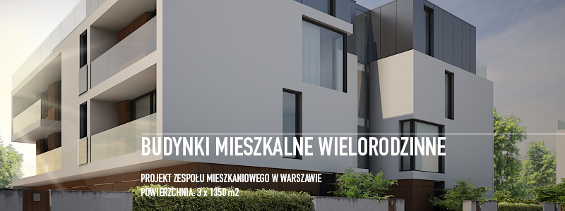 Projekt zespou mieszkaniowego w Warszawie